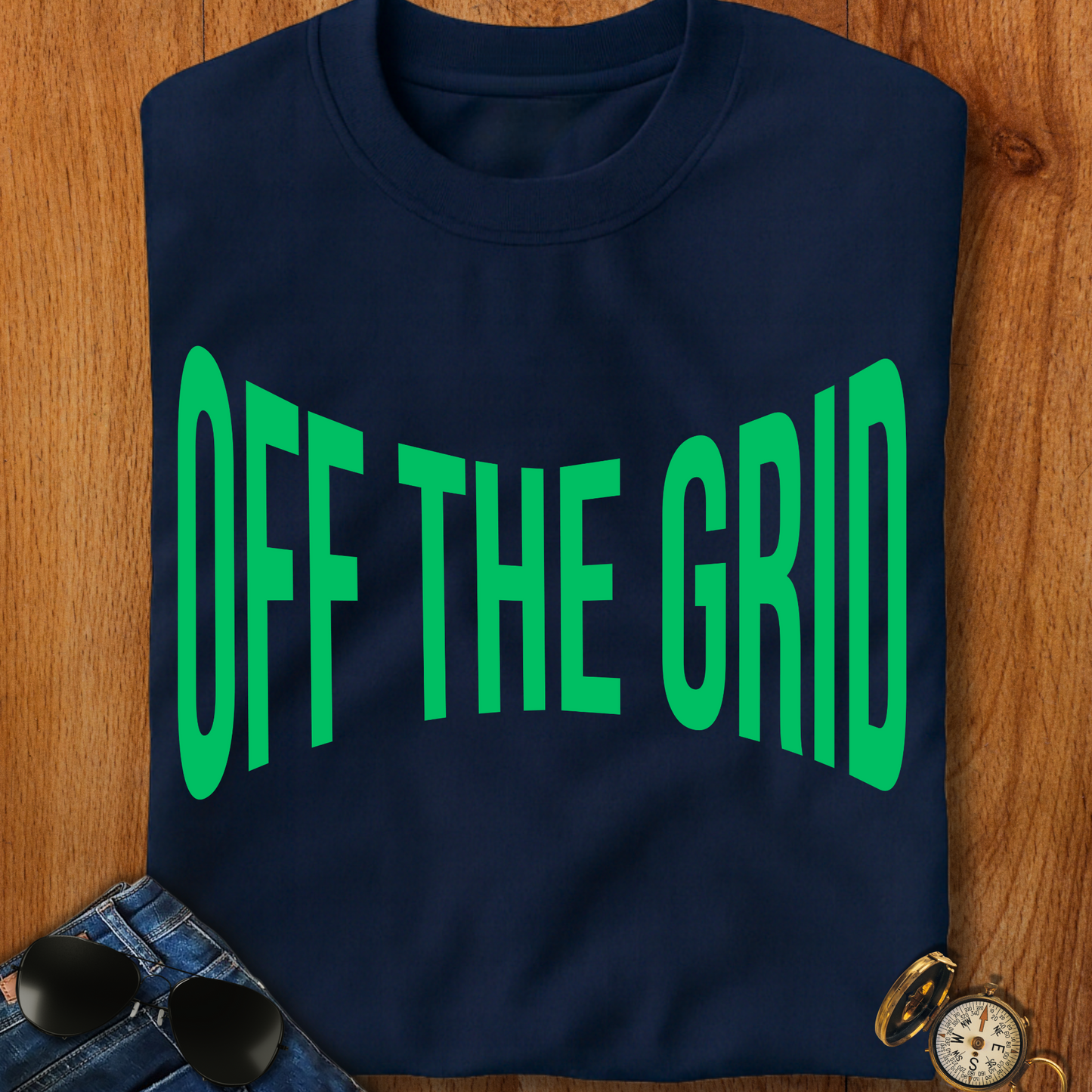 Off the Grid Backpacking, Hiking, Camping T-Shirt