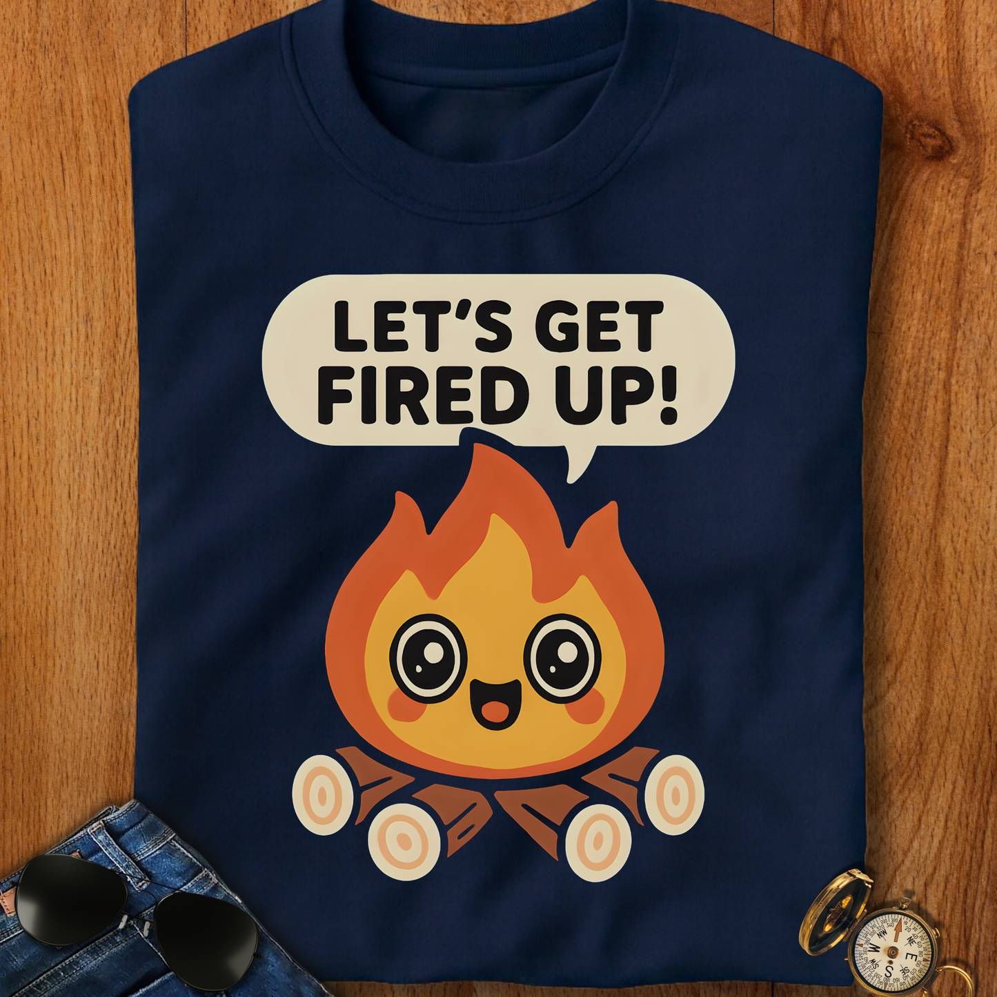 Get Fired Up Camping T-Shirt