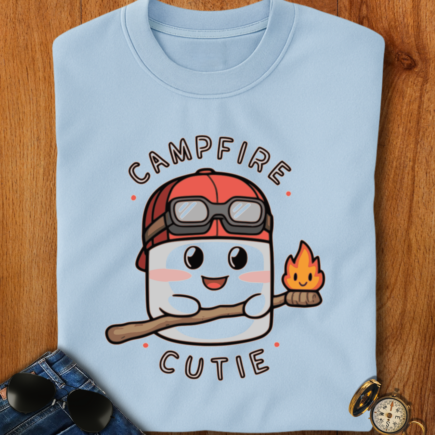 Campfire Cutie Marshmallow T-Shirt