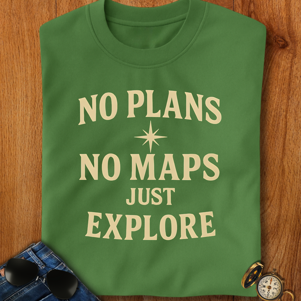 No Plans & No Maps Backpacking T-Shirt