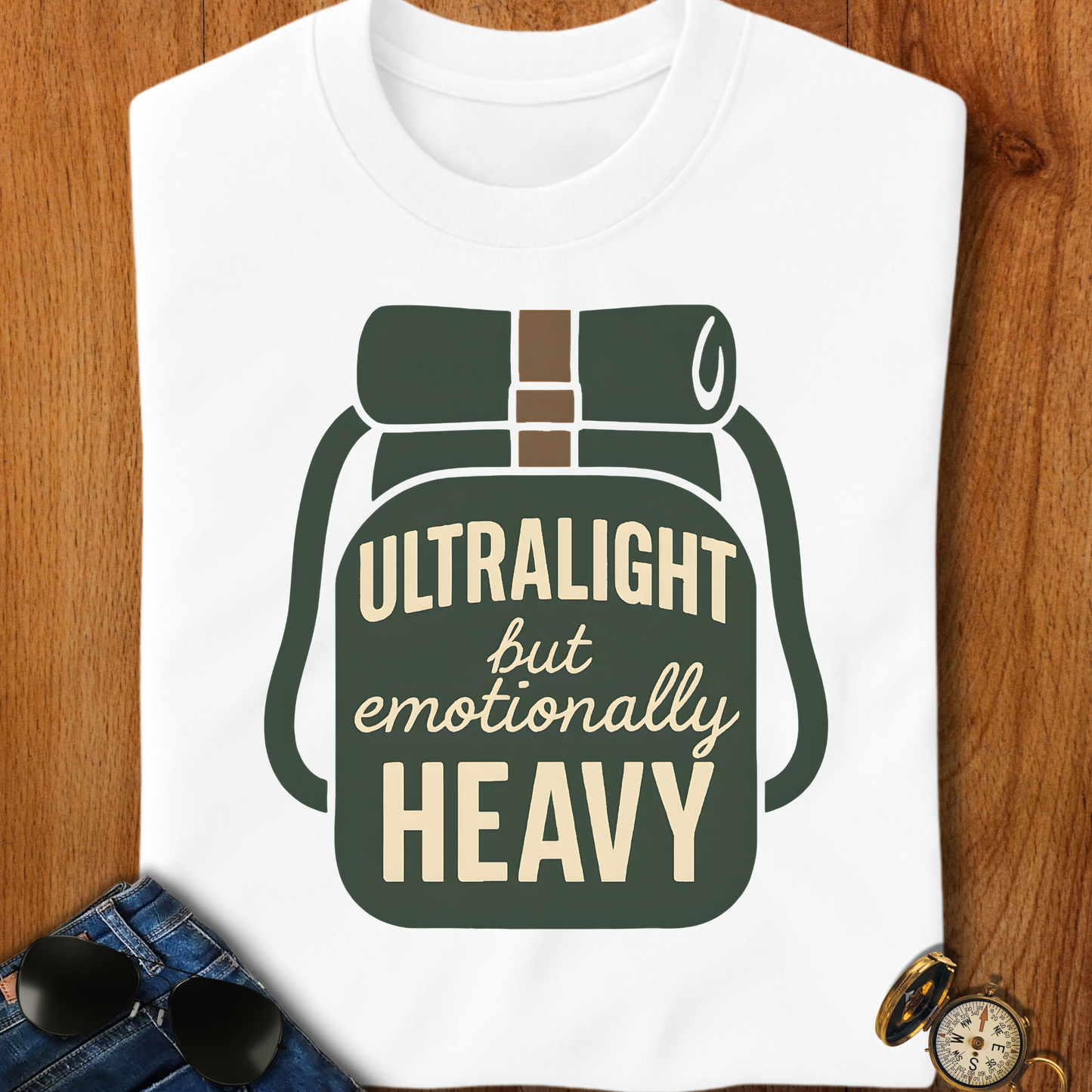 Emotionally Heavy Backpacking T-Shirt