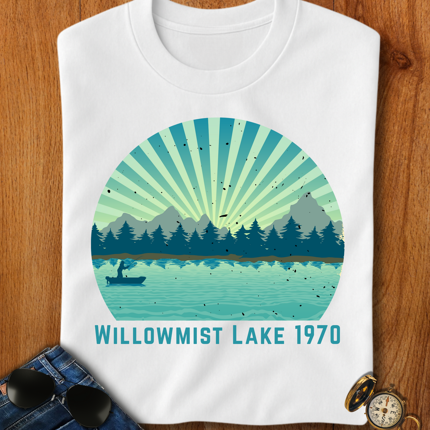 Willowmist Lake Camping T-Shirt