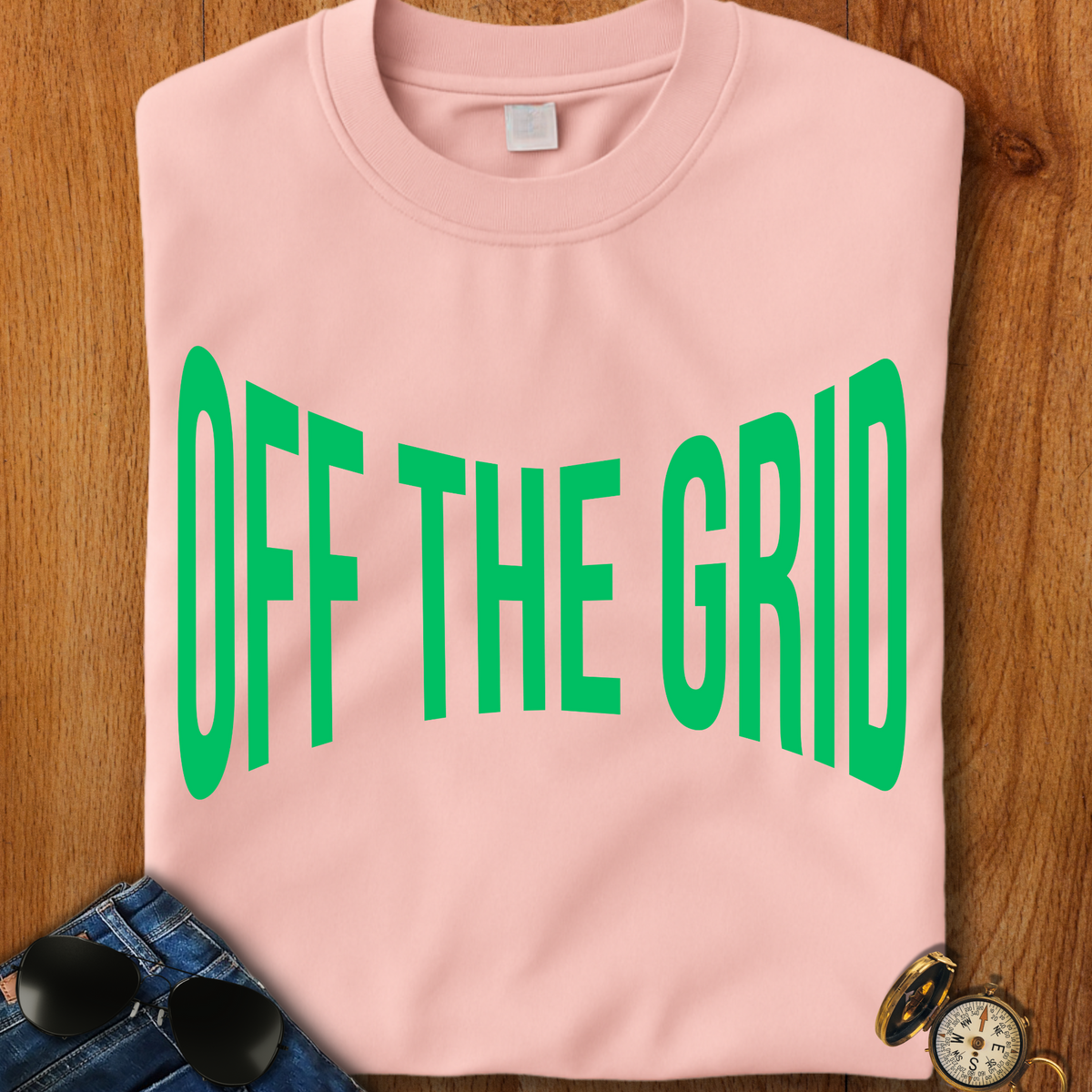 Off the Grid Backpacking, Hiking, Camping T-Shirt