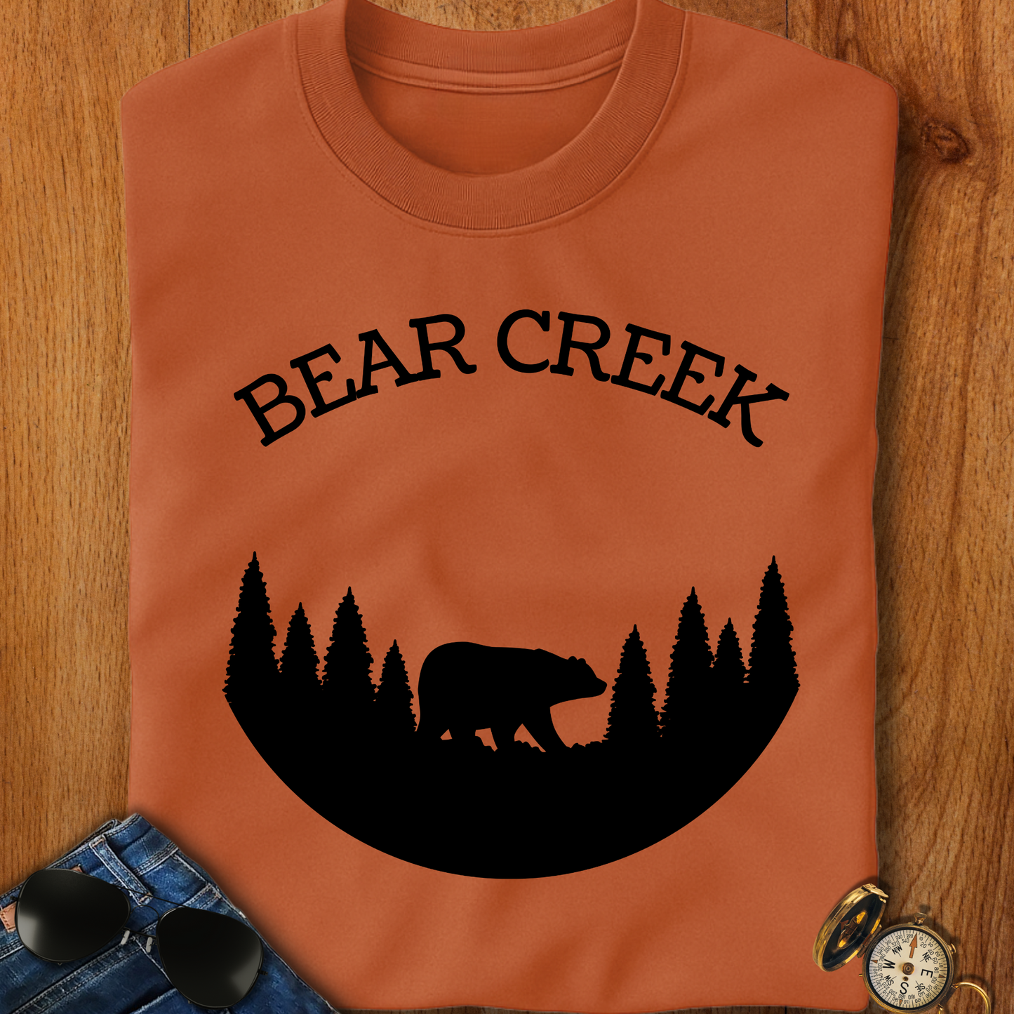 Bear Creek Hiking, Camping T-Shirt