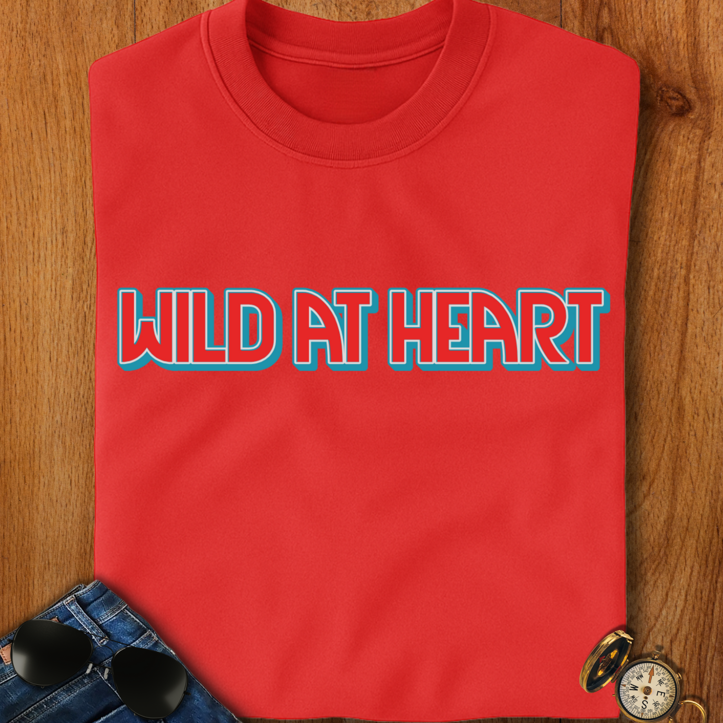 Wild at Heart Backpacking, Hiking, Camping T-Shirt