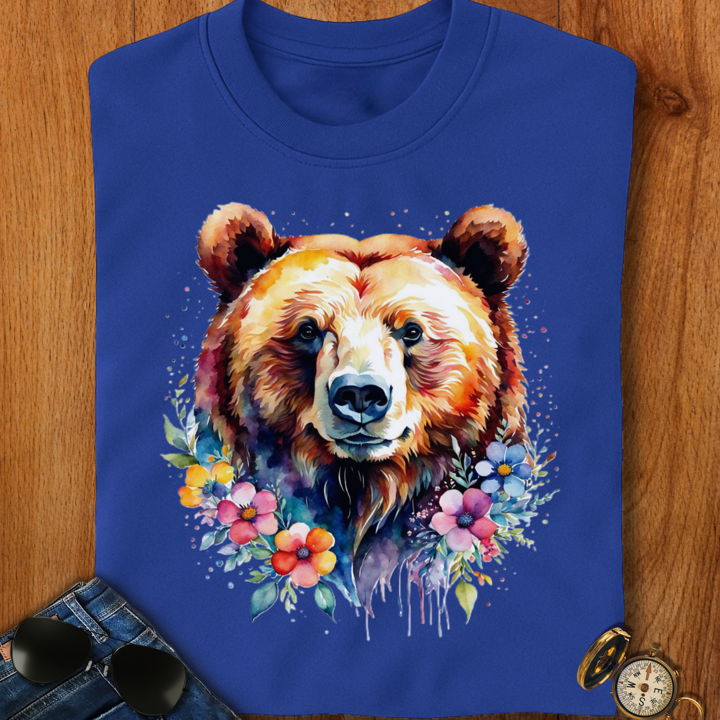 Blooming Grizzly T-Shirt