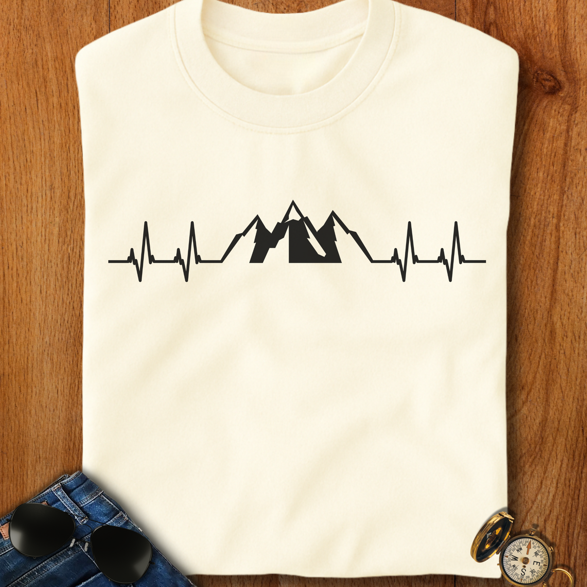 Mountains EKG T-Shirt