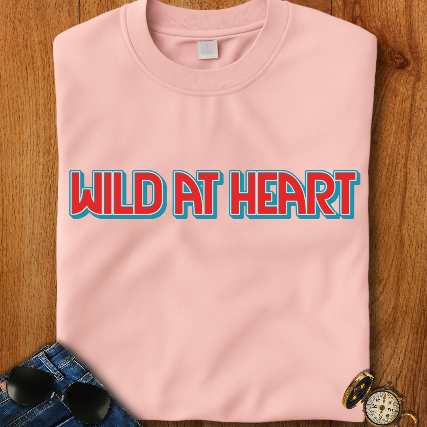 Wild at Heart Backpacking, Hiking, Camping T-Shirt