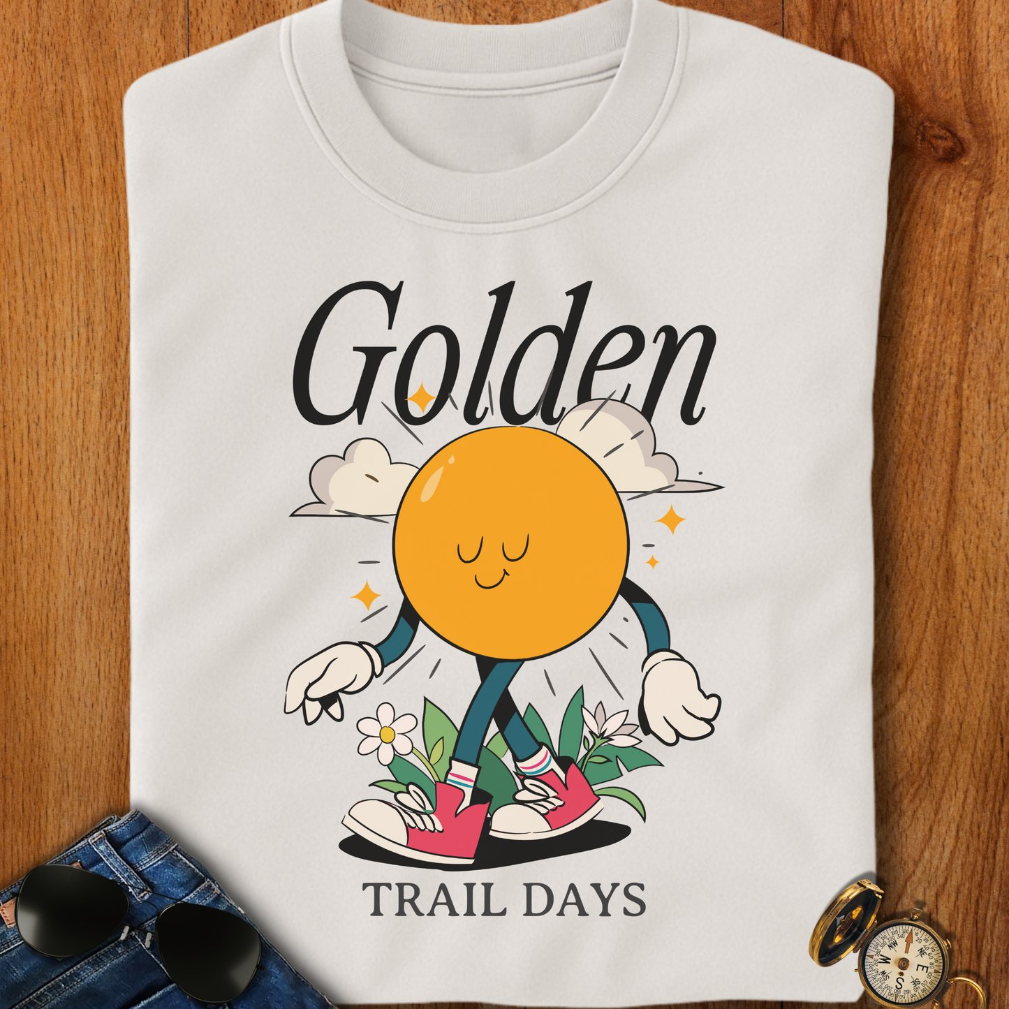 Golden Trail Days Sun T-Shirt