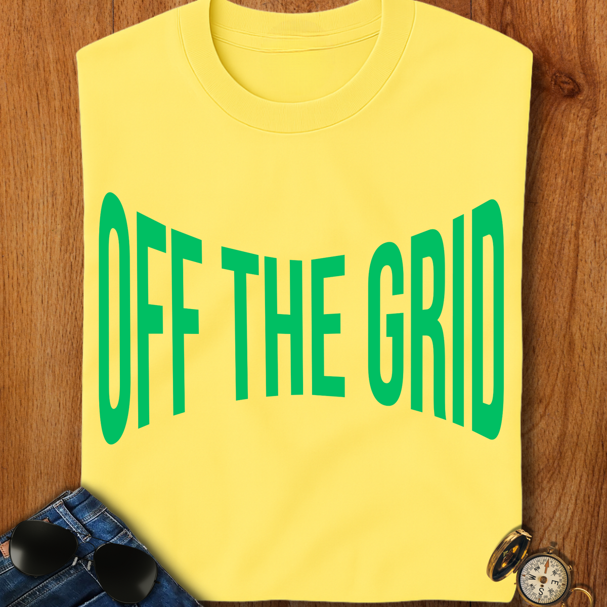 Off the Grid Backpacking, Hiking, Camping T-Shirt
