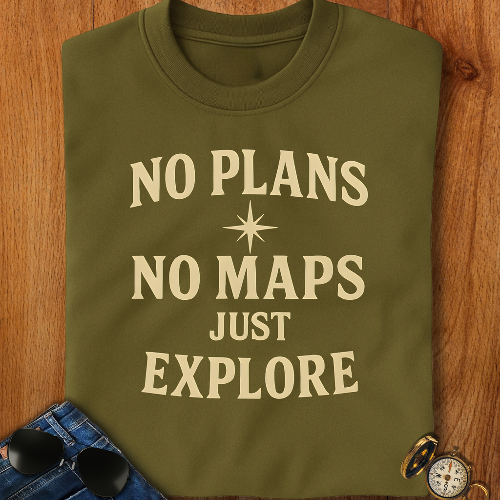 No Plans & No Maps Backpacking T-Shirt