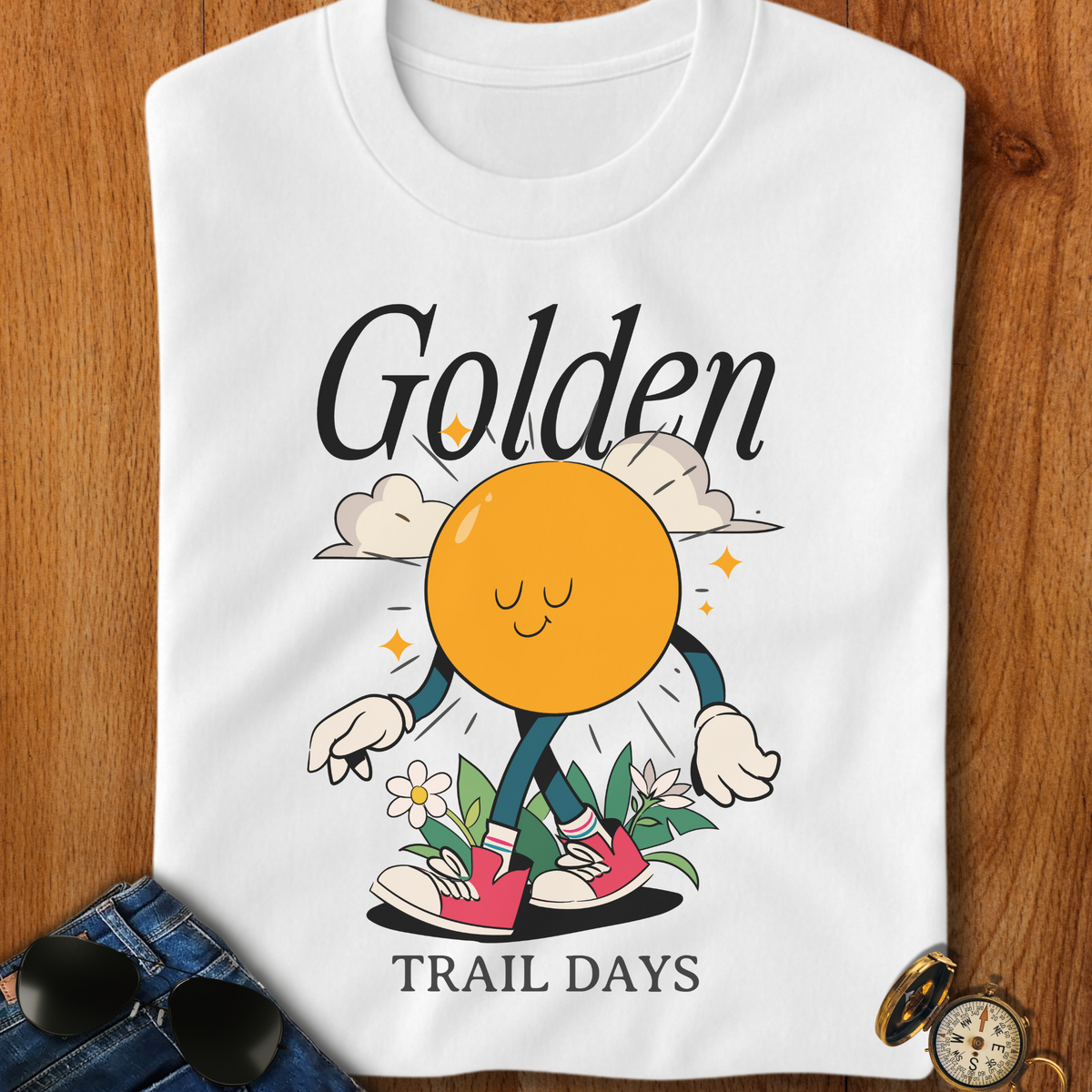 Golden Trail Days Sun T-Shirt