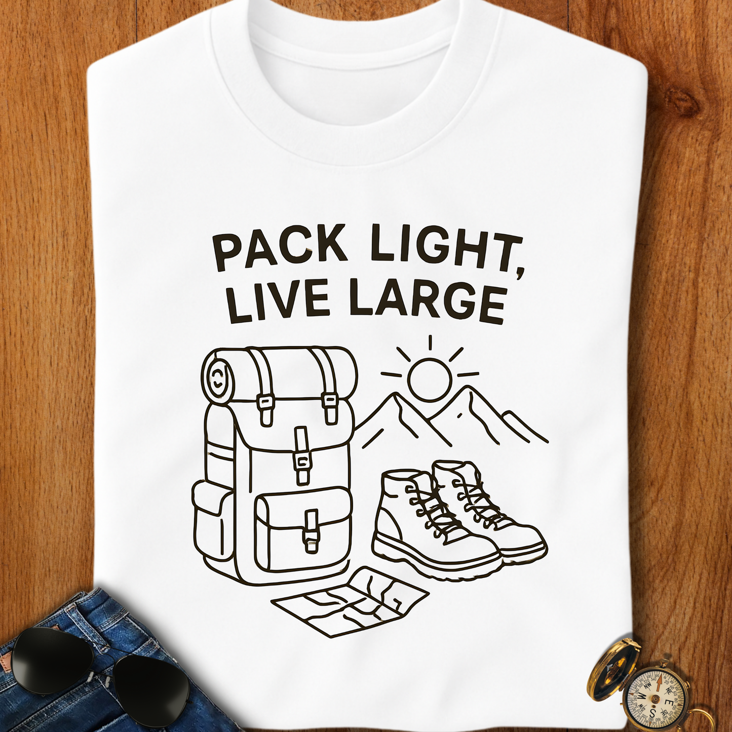 Pack Light Backpacking T-Shirt