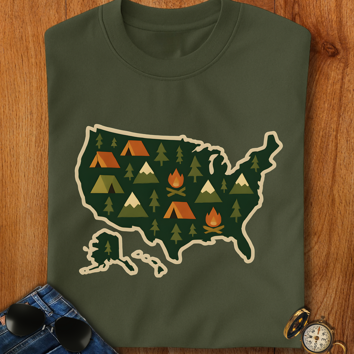 Country Wide Camping T-Shirt