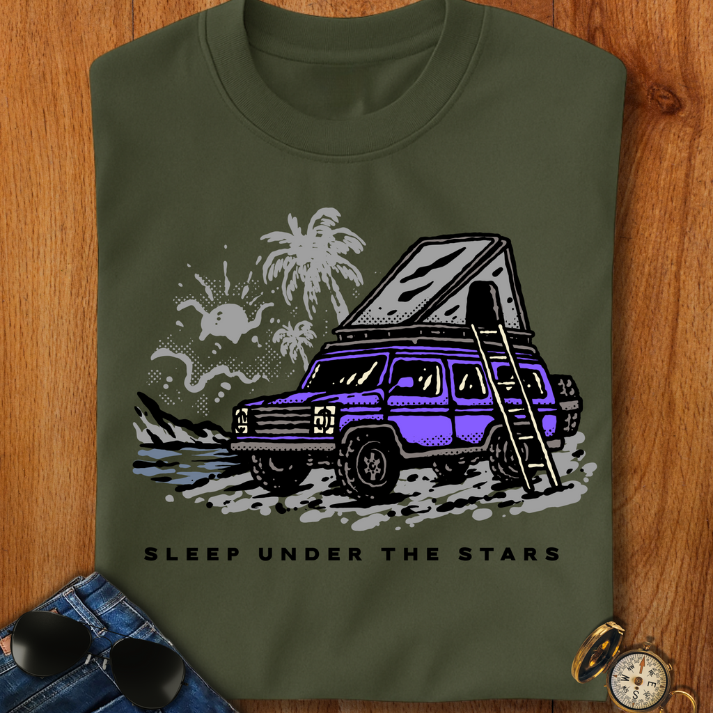 Sleep Under the Stars Camping T-Shirt