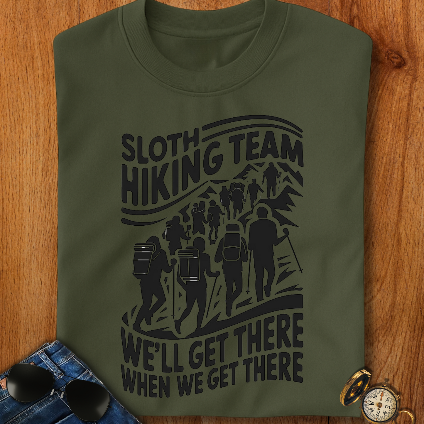 Sloth Hiking Team T-Shirt