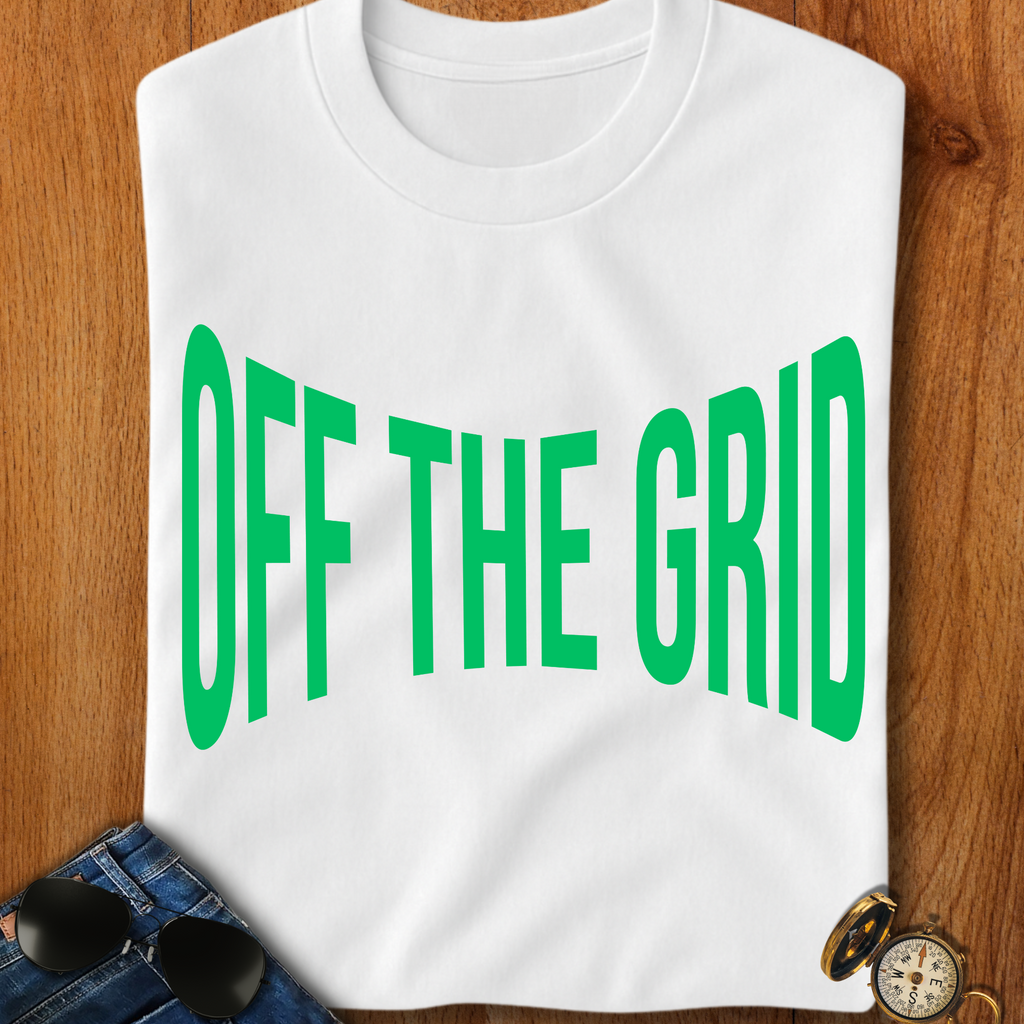 Off the Grid Backpacking, Hiking, Camping T-Shirt