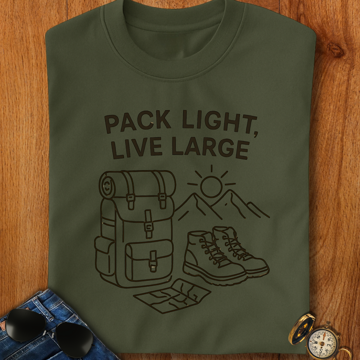 Pack Light Backpacking T-Shirt