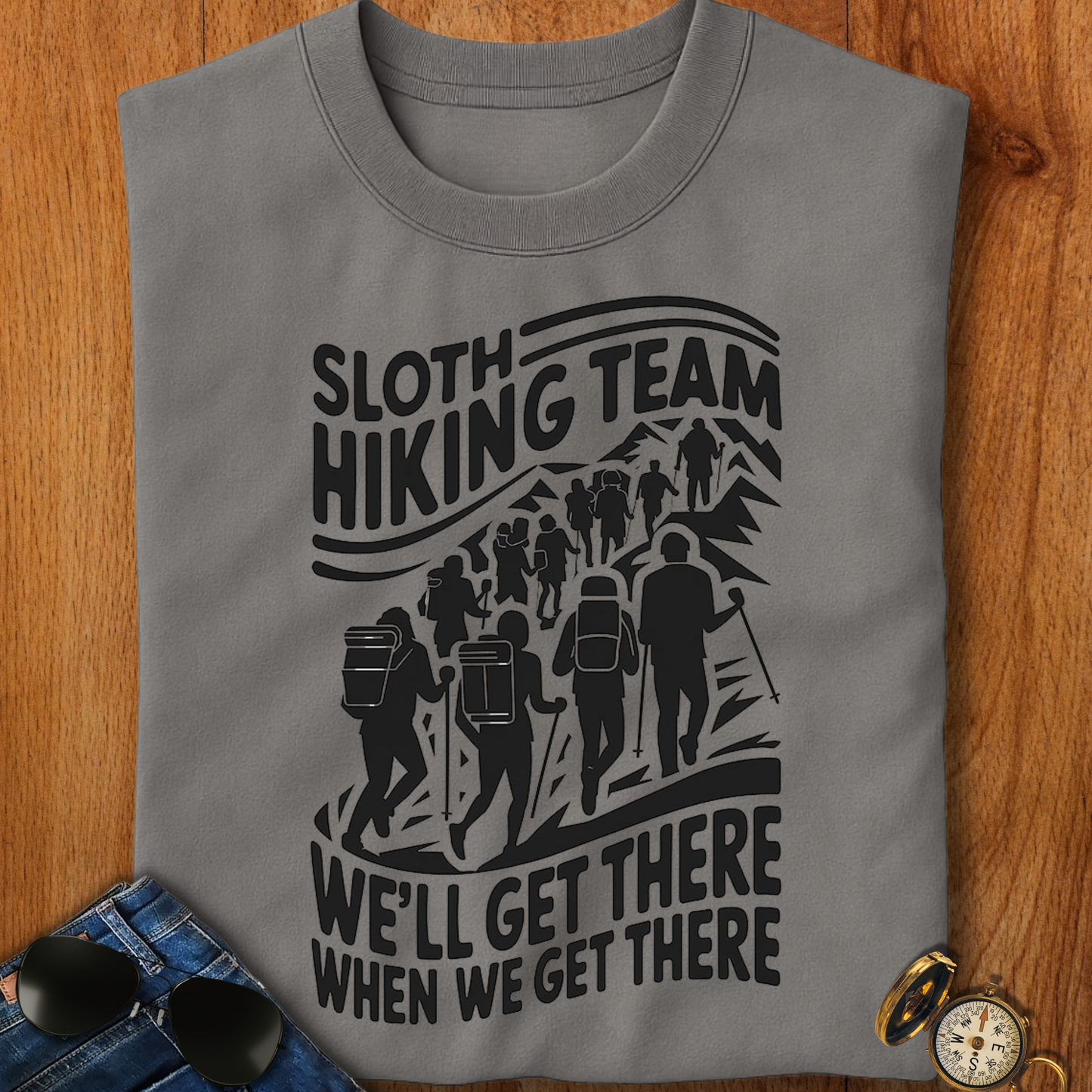 Sloth Hiking Team T-Shirt