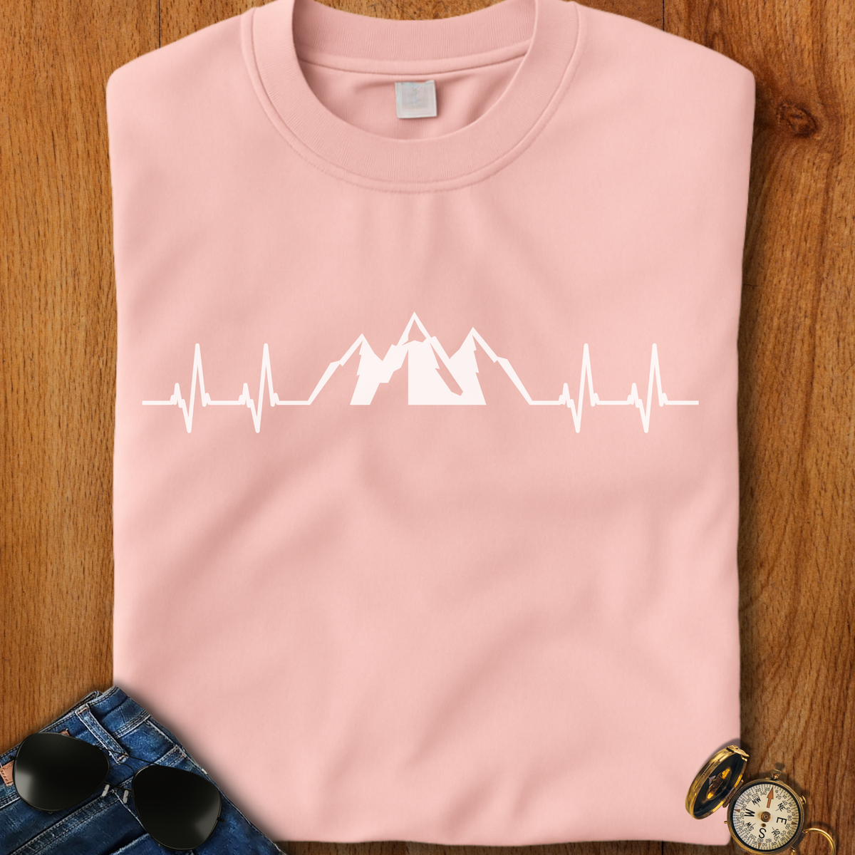Mountains EKG T-Shirt