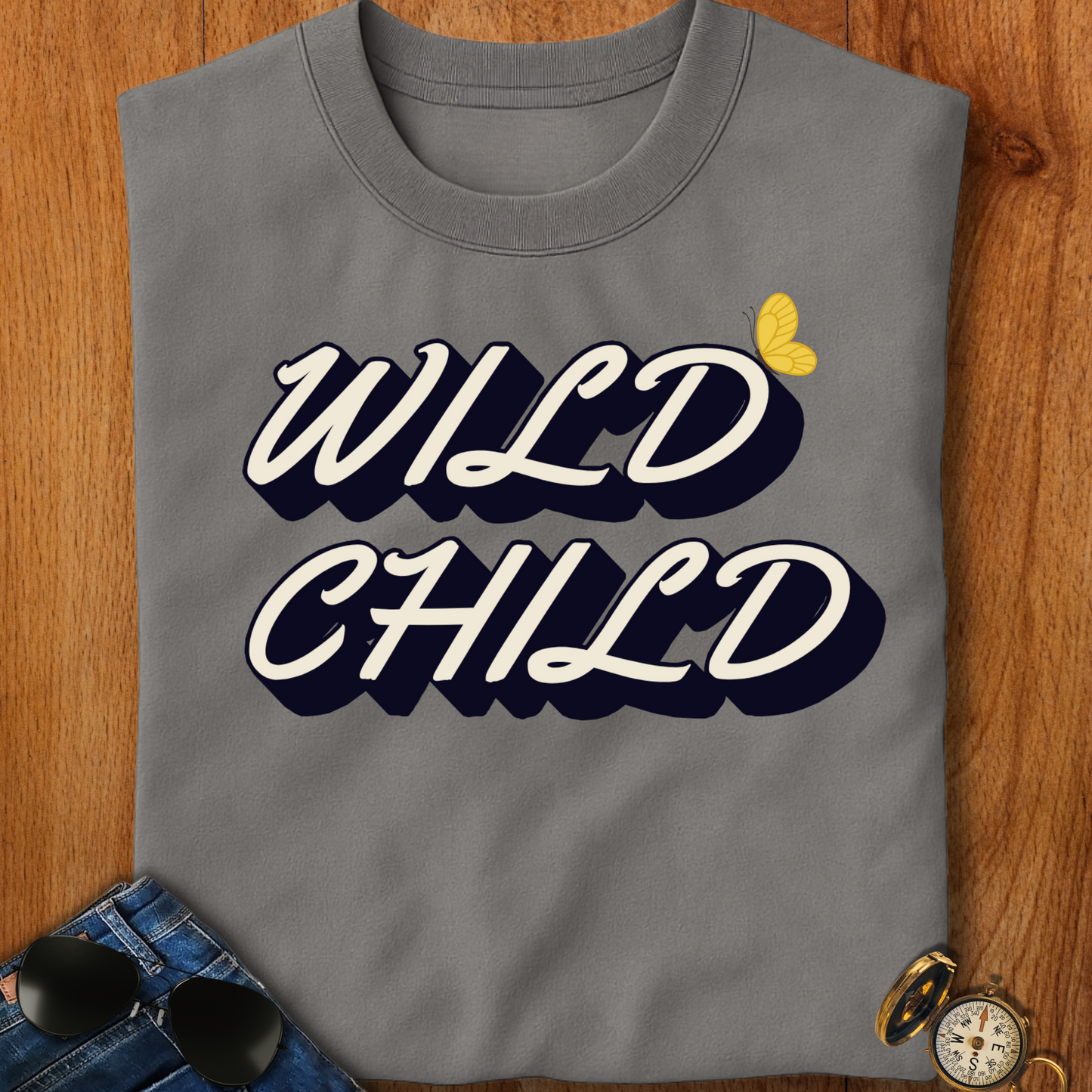 Wild Child Backpacking, Camping, Hiking T-Shirt