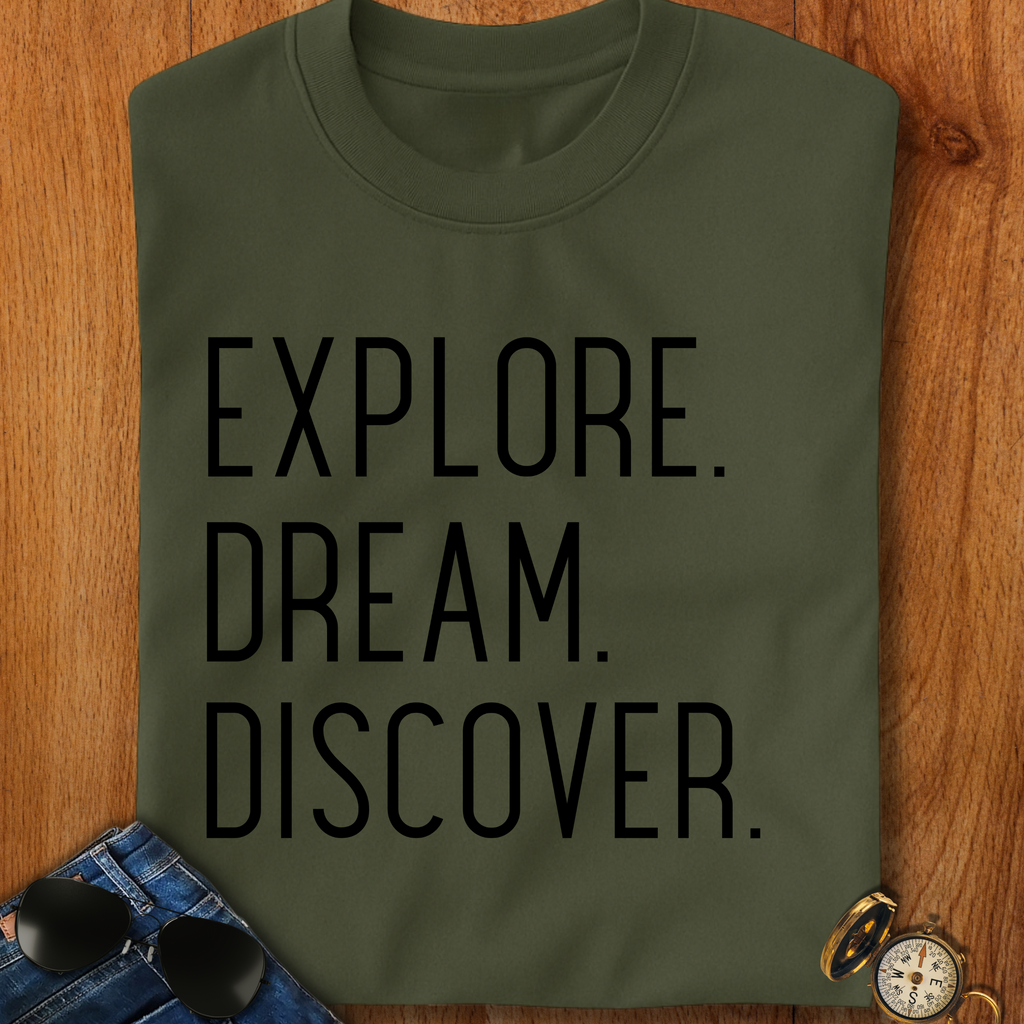 Explore Dream Discover Camping T-Shirt