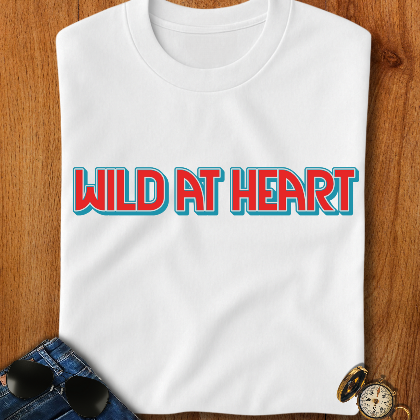 Wild at Heart Backpacking, Hiking, Camping T-Shirt