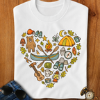 Camping Heart T-Shirt