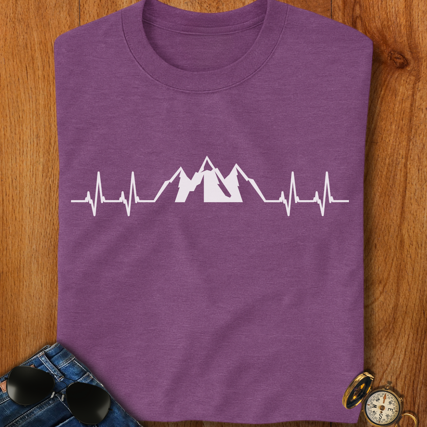 Mountains EKG T-Shirt