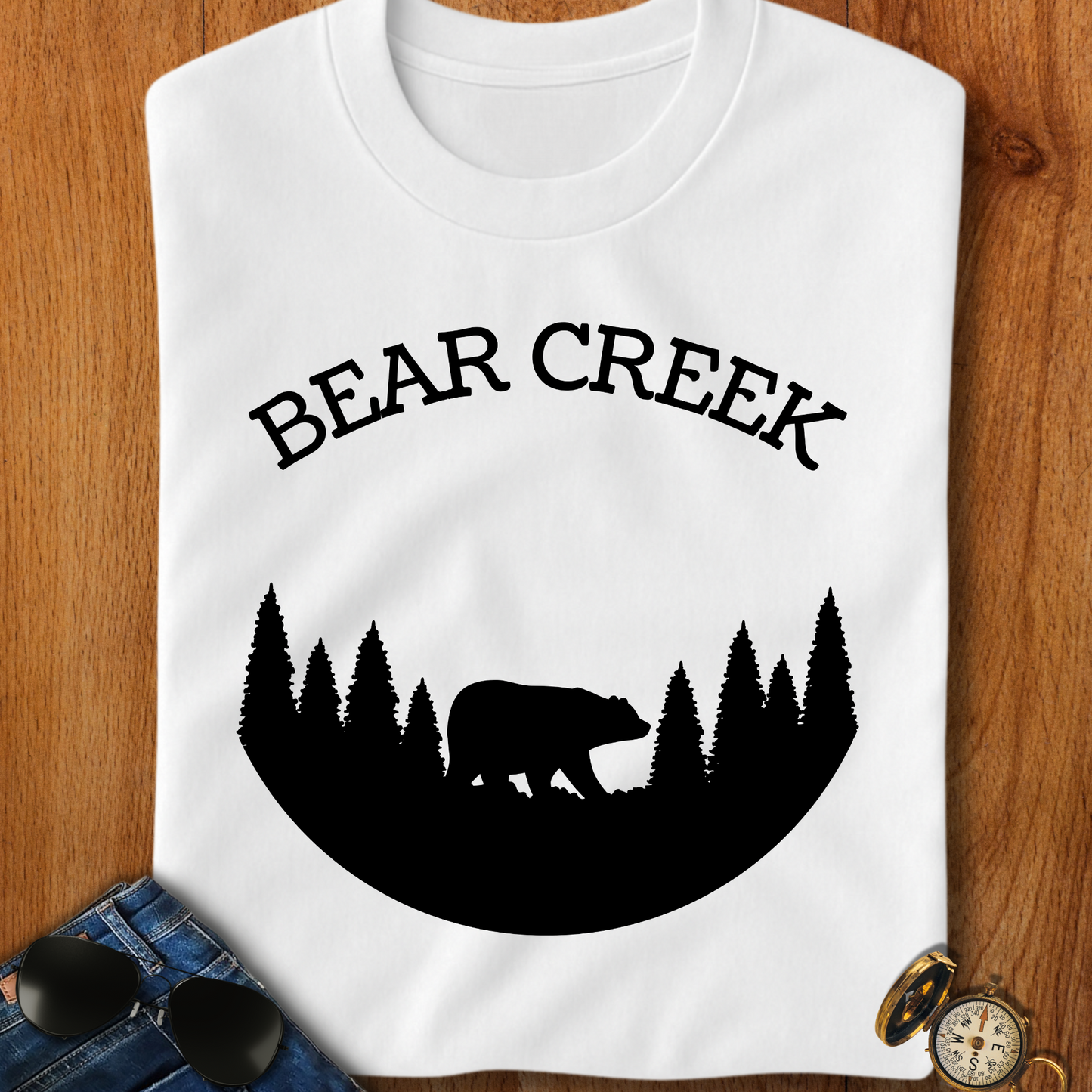 Bear Creek Hiking, Camping T-Shirt