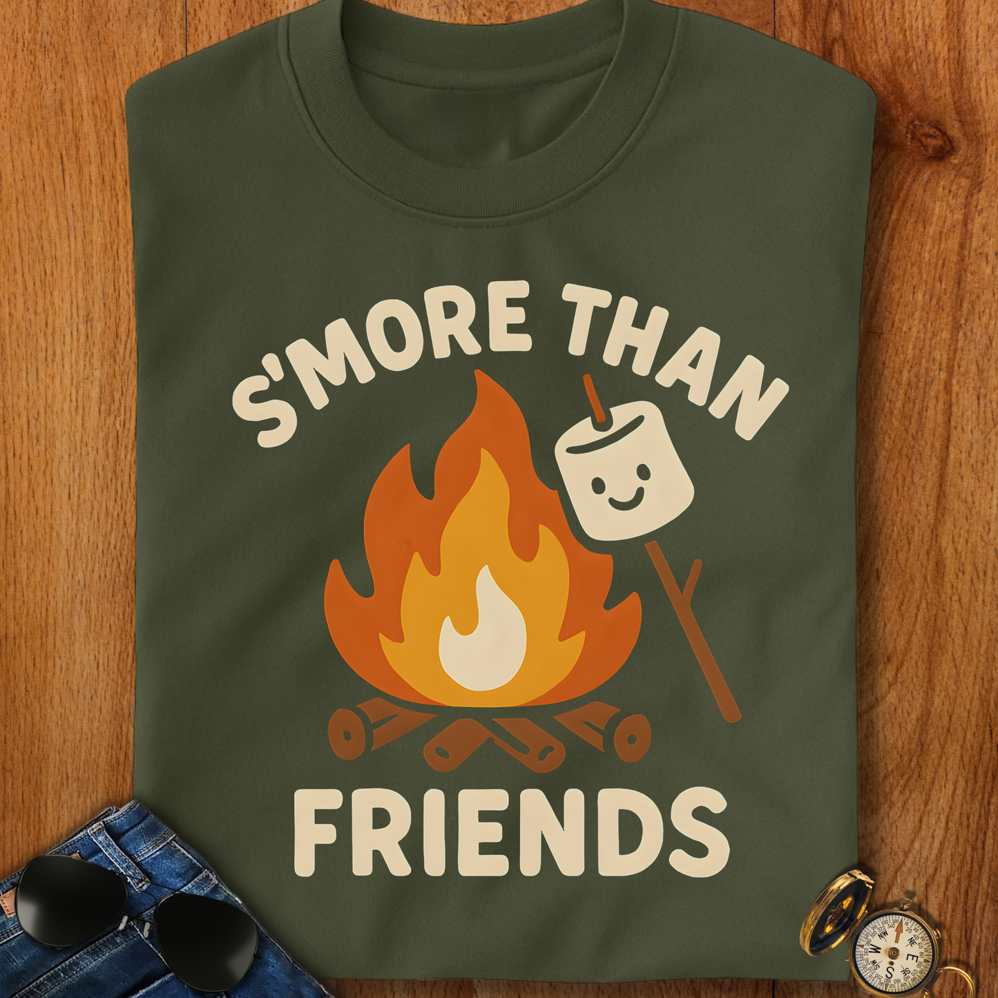 S'more Than Friends Camping T-Shirt