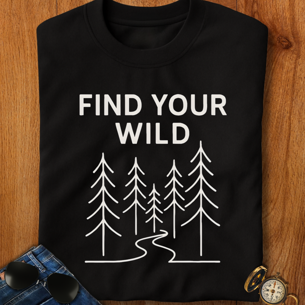 Find Your Wild Camping T-Shirt