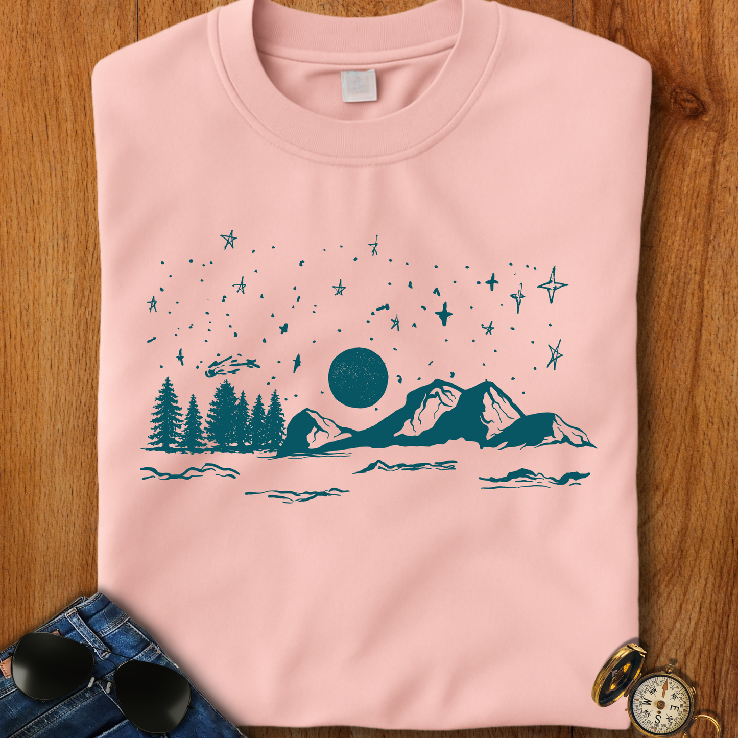 Starry Night Camping T-Shirt