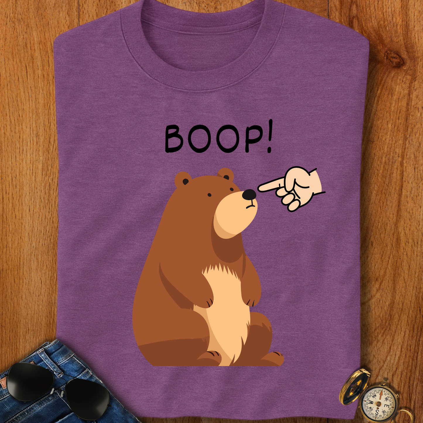 Boop! Bear Hiking, Camping, Backpacking T-Shirt