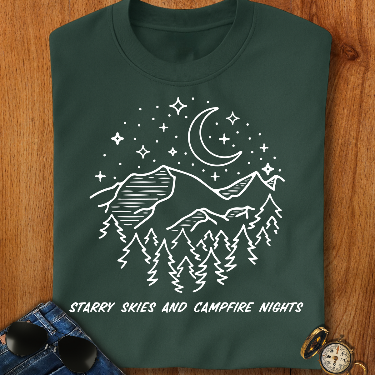 Starry Nights Camping T-Shirt