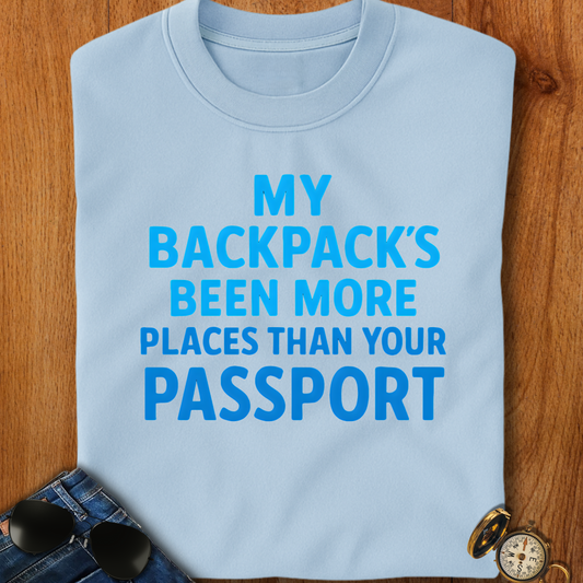 Backpacks Been More Places Backpacking T-Shirt