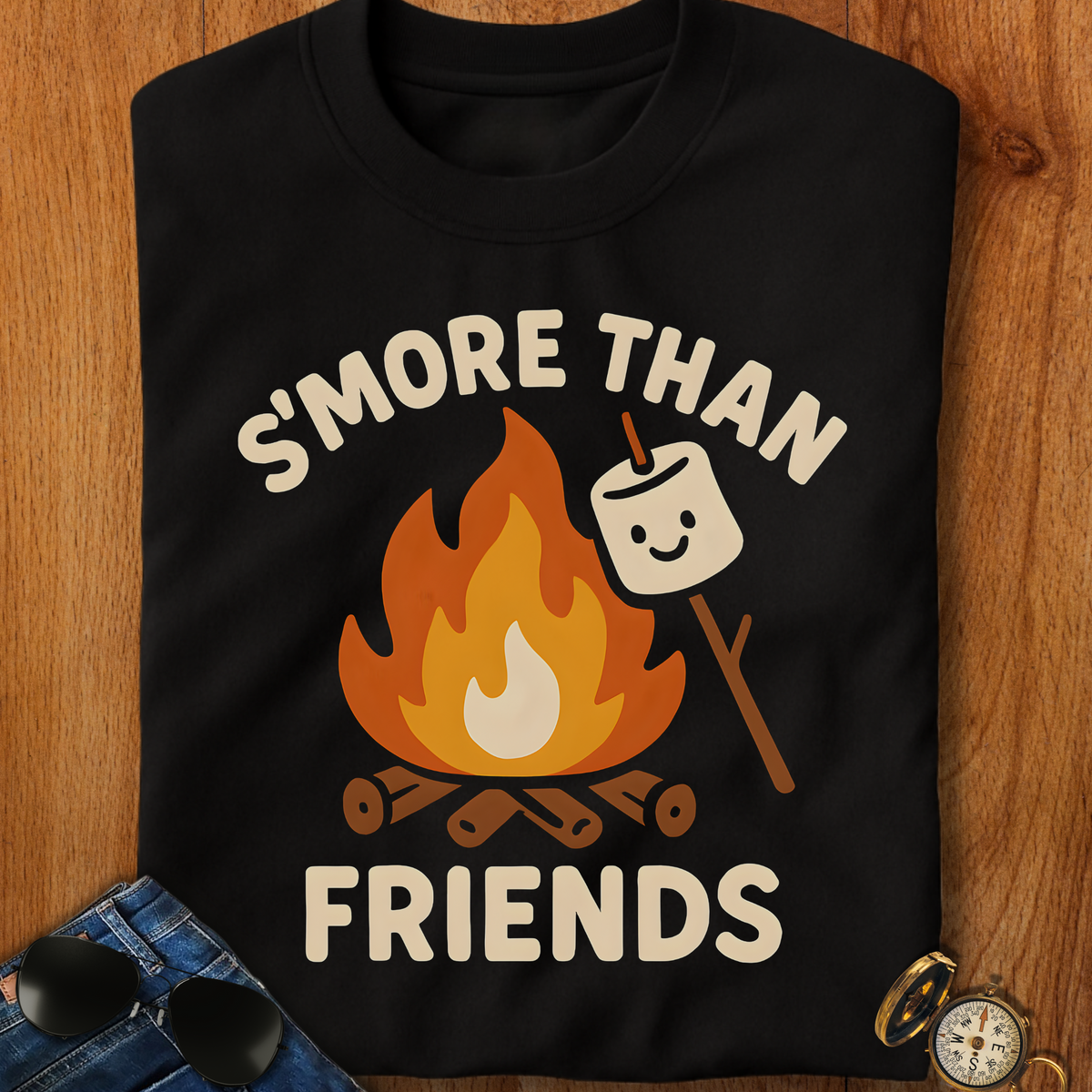 S'more Than Friends Camping T-Shirt