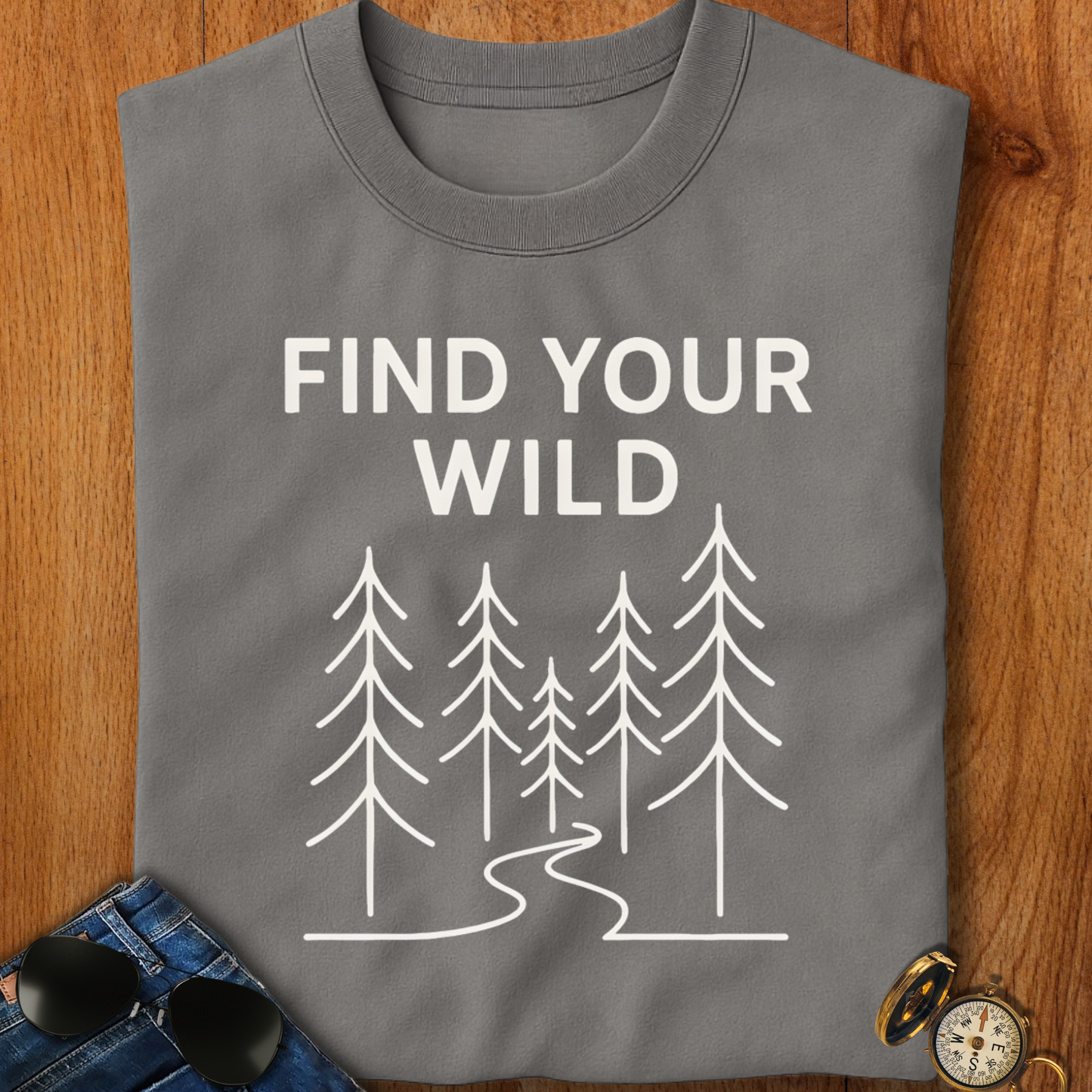 Find Your Wild Camping T-Shirt
