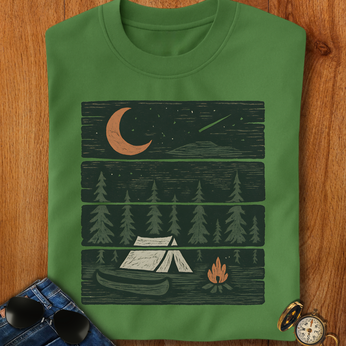 Wilderness Carved Camping T-Shirt