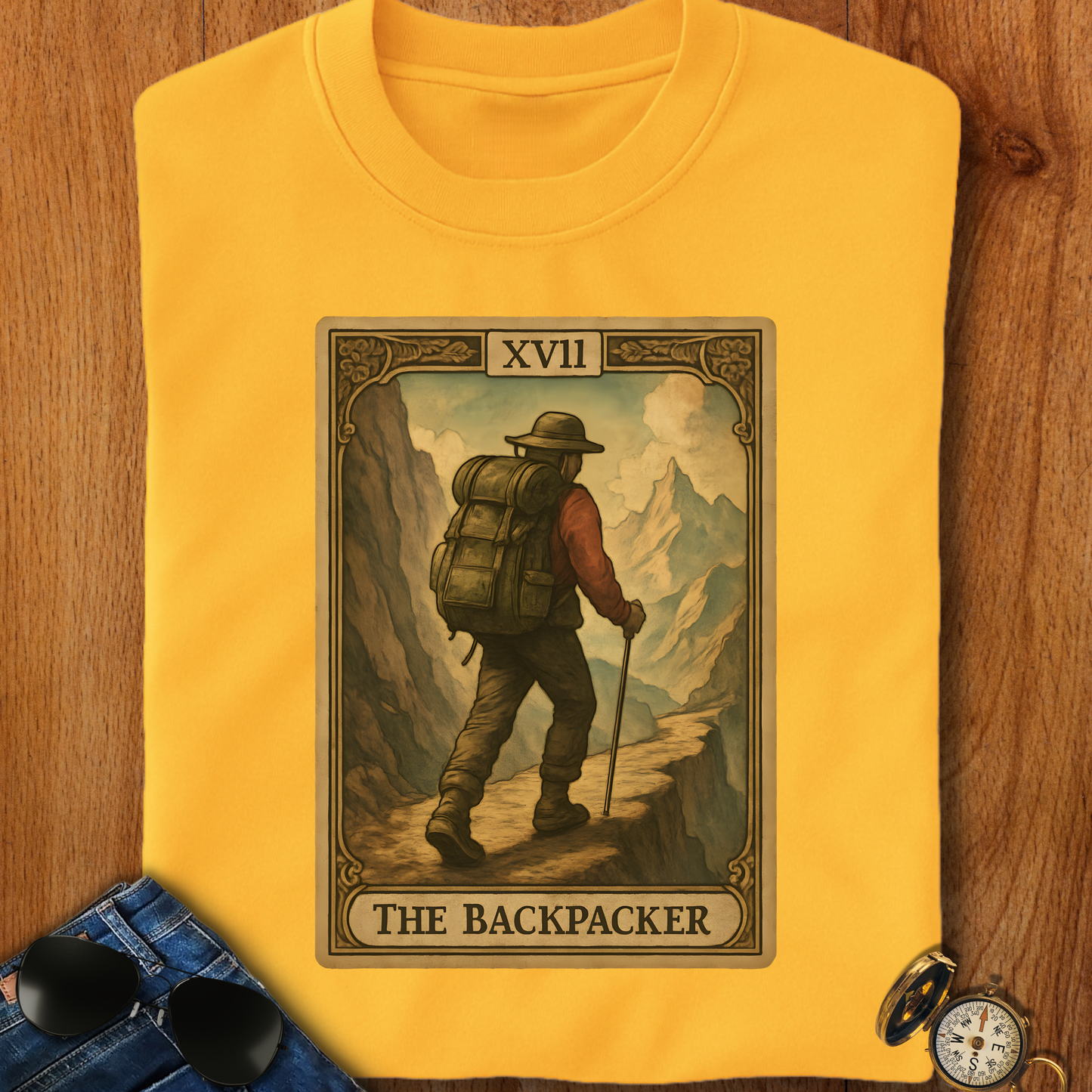 The Backpacker Card Backpacking T-Shirt