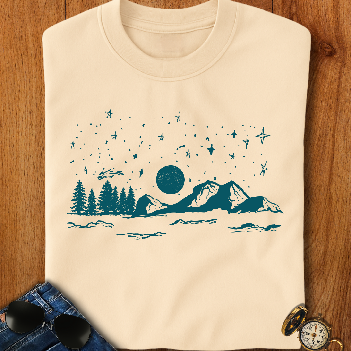 Starry Night Camping T-Shirt