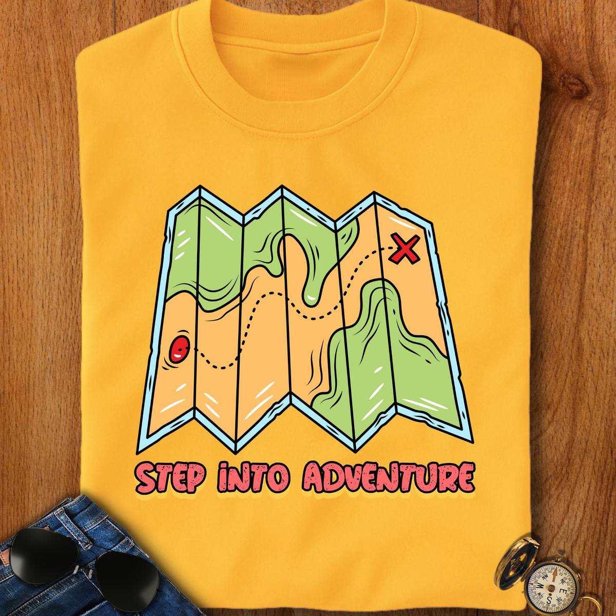 Step into Adventure Hiking T-Shirt