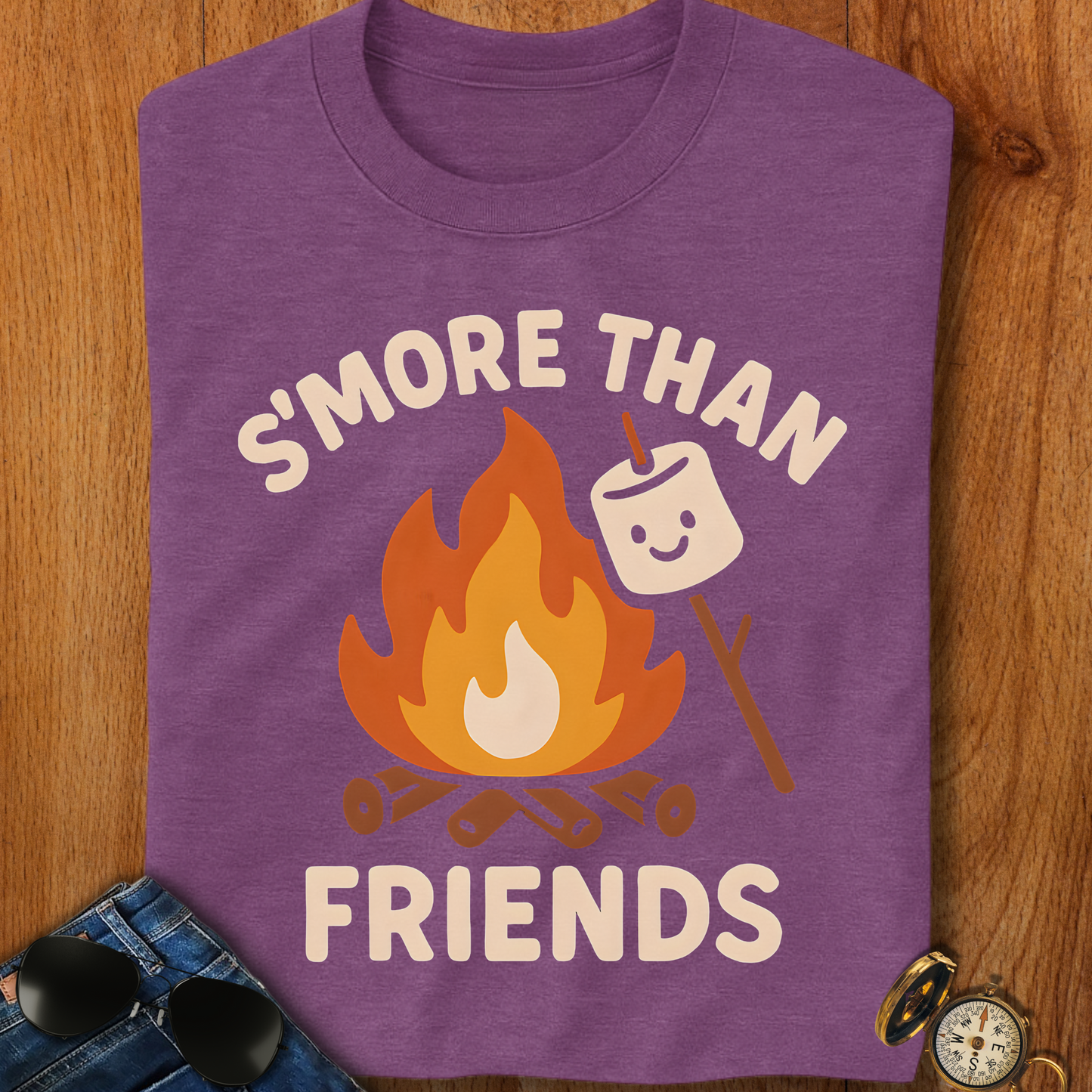 S'more Than Friends Camping T-Shirt