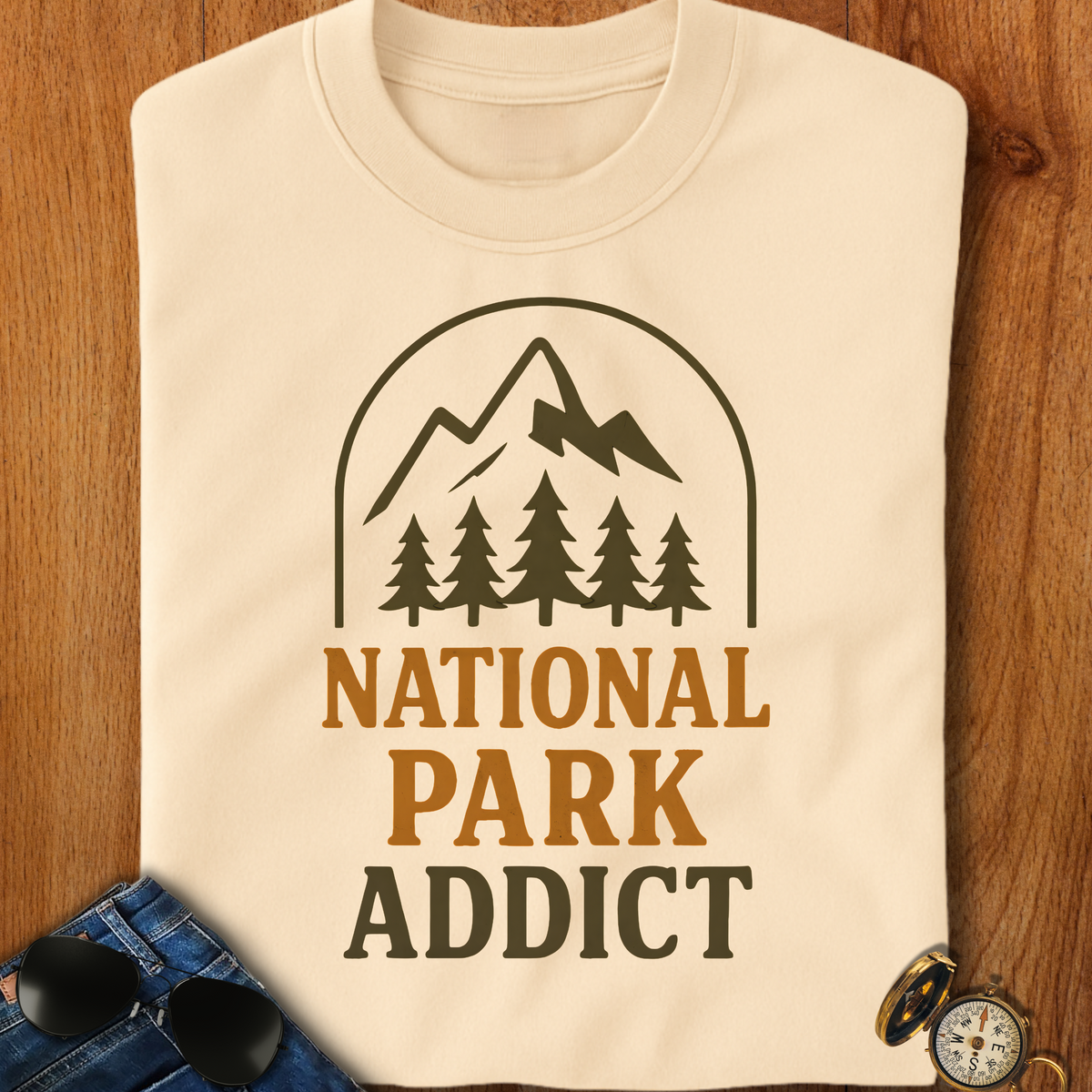 National Park Addict Trekking T-Shirt