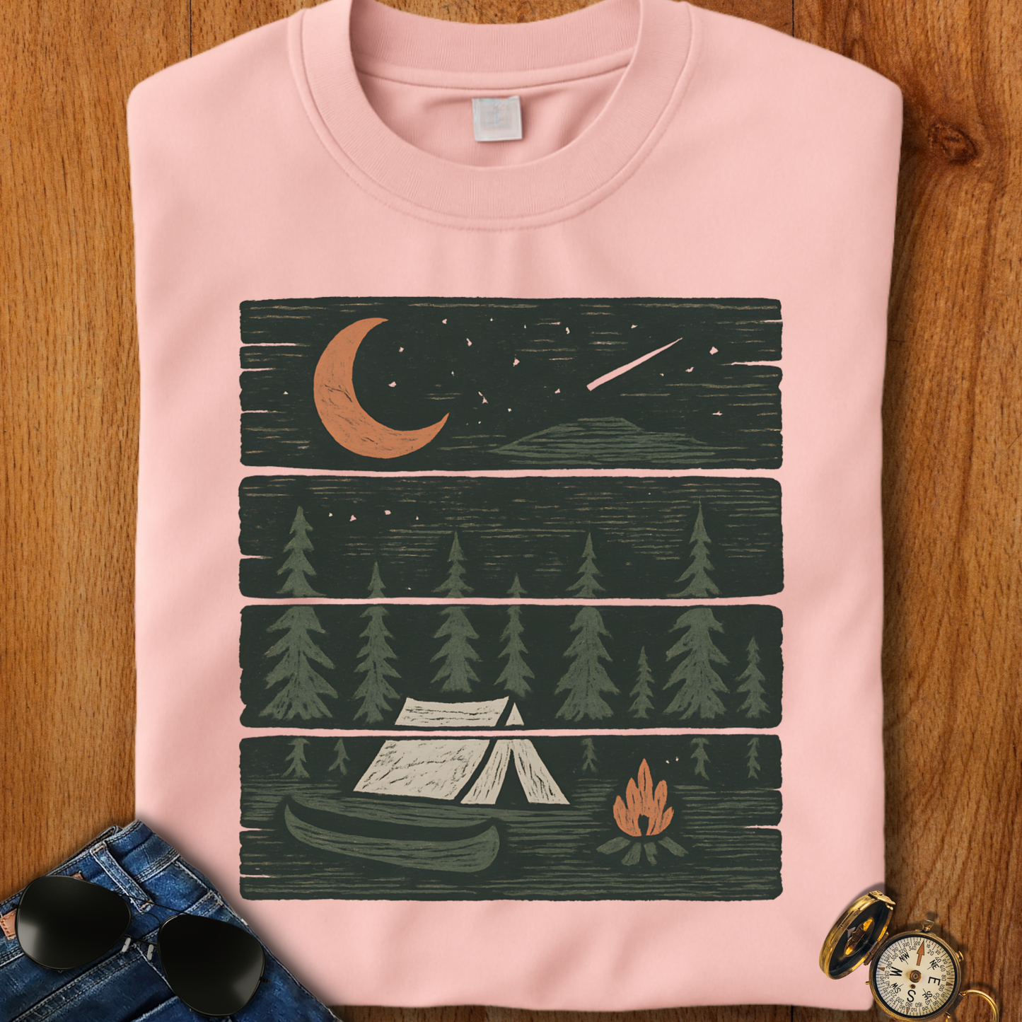 Wilderness Carved Camping T-Shirt