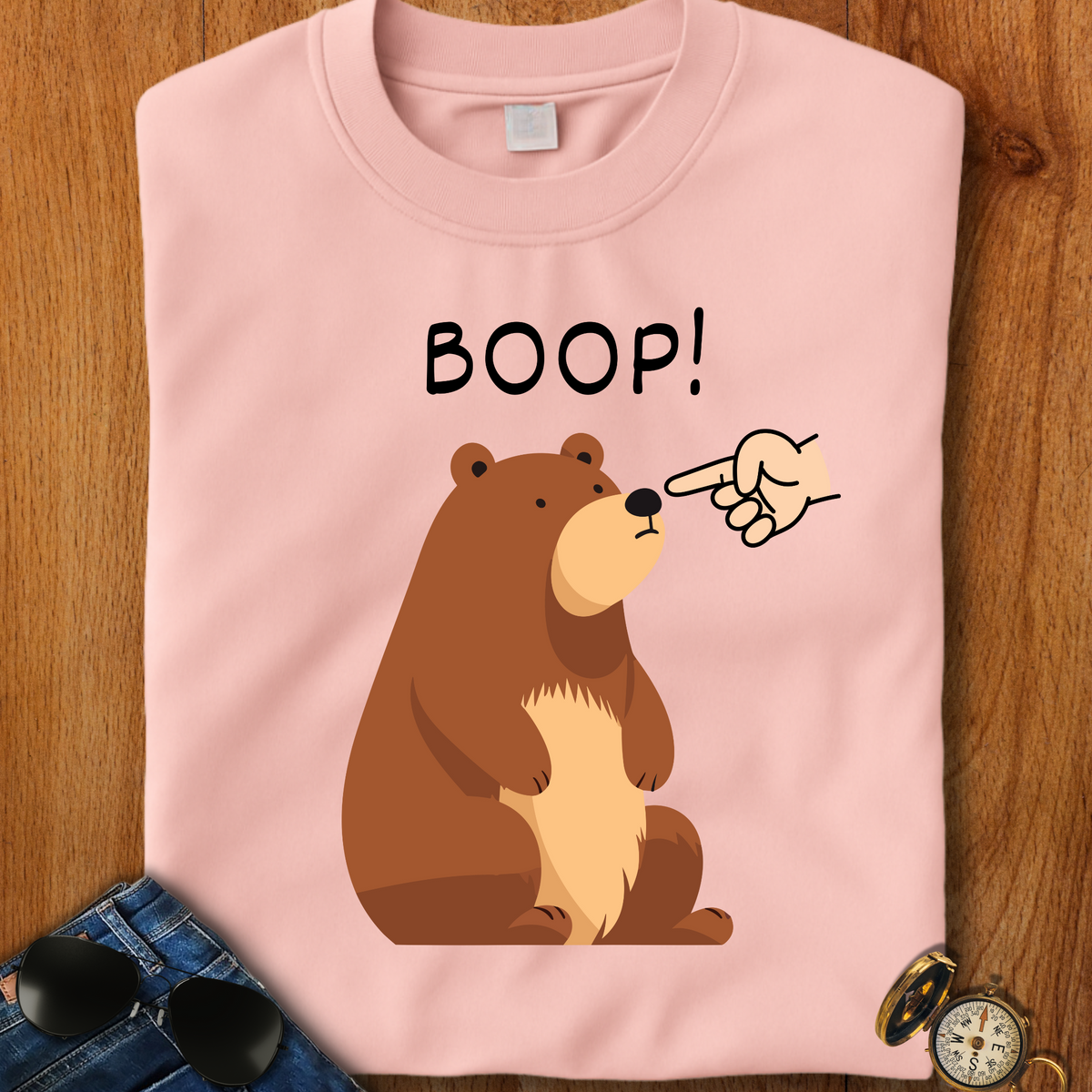Boop! Bear Hiking, Camping, Backpacking T-Shirt
