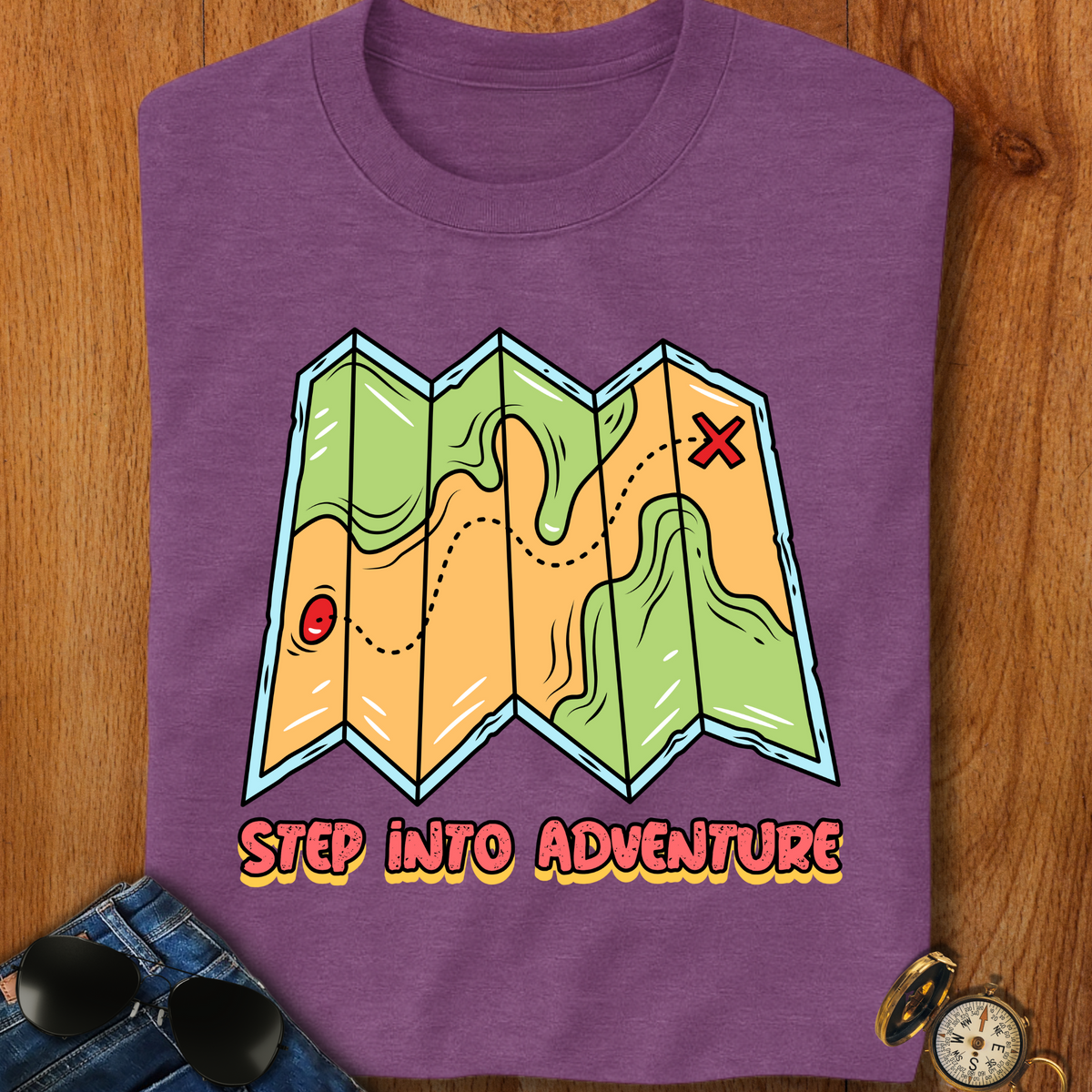 Step into Adventure Hiking T-Shirt