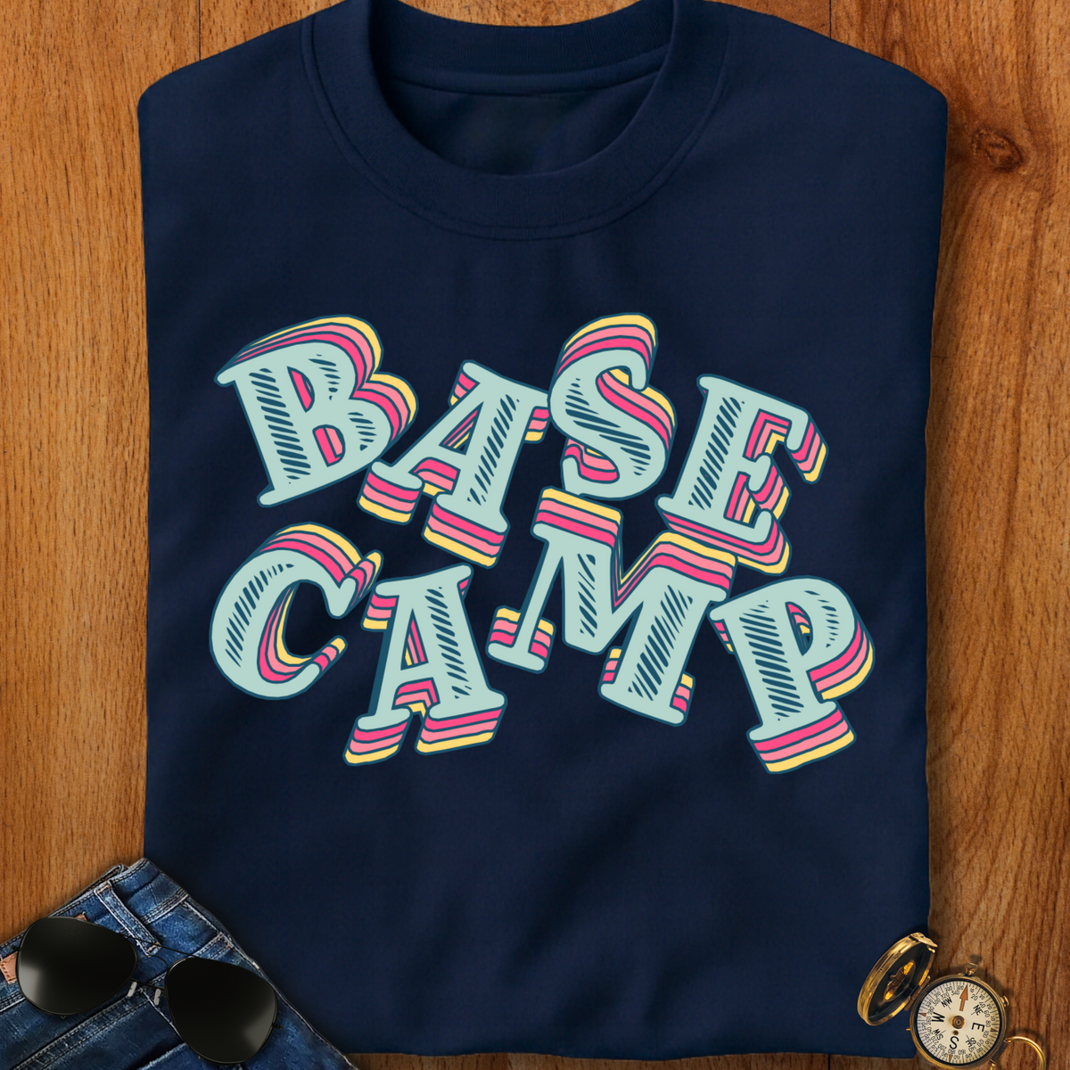 Base Camp Camping T-Shirt