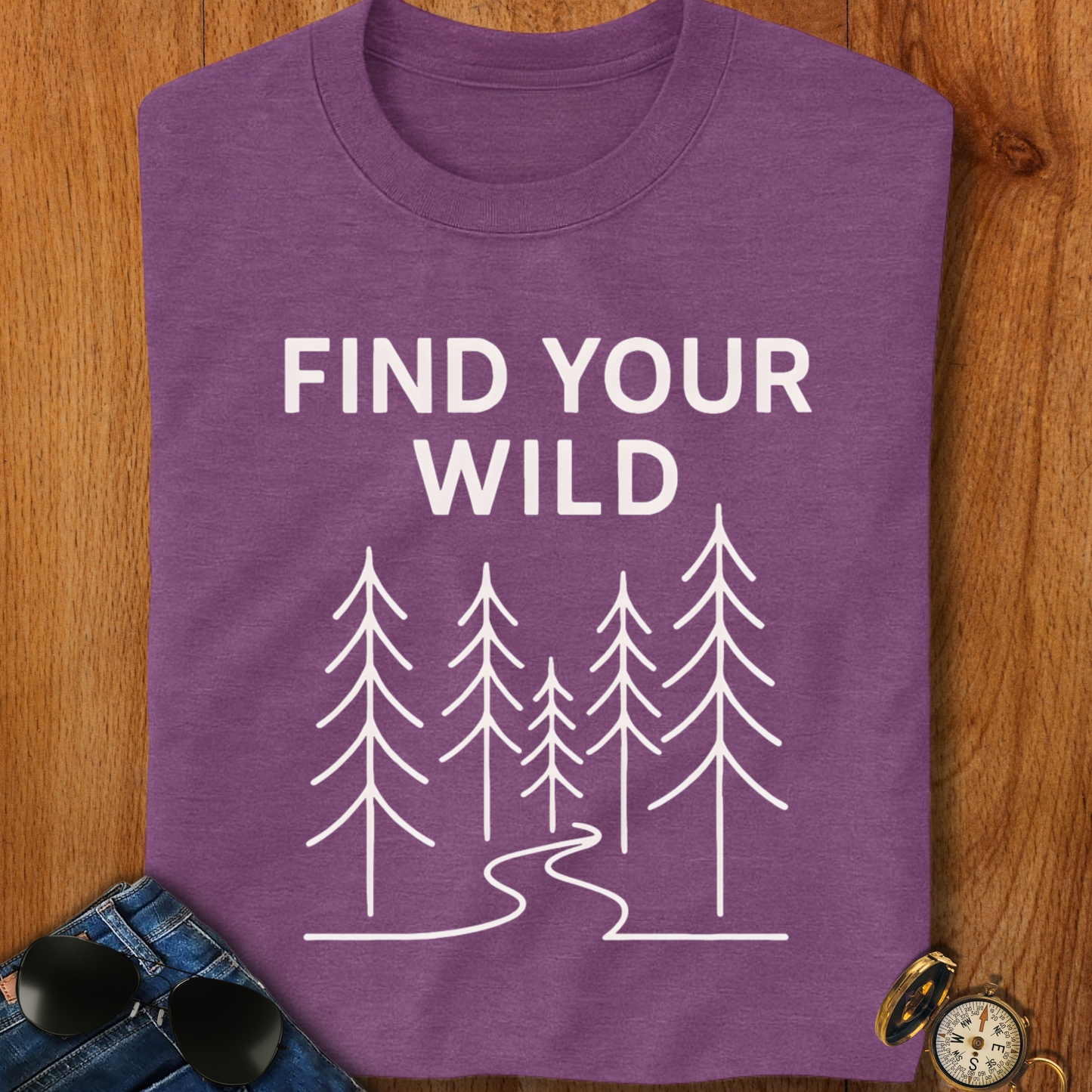 Find Your Wild Camping T-Shirt