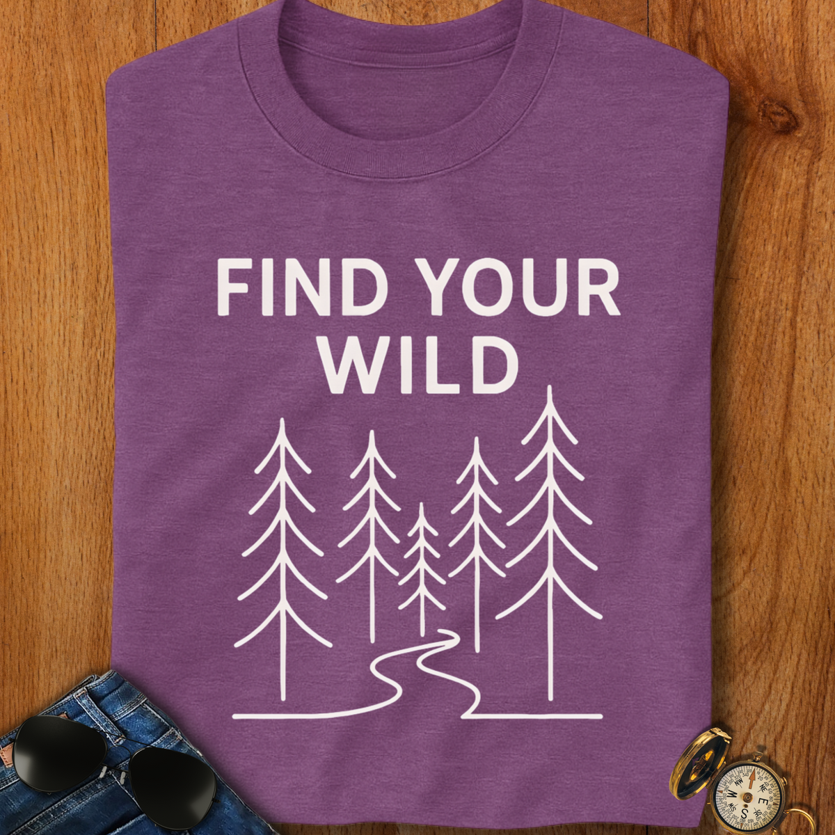 Find Your Wild Camping T-Shirt